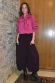 Paloma Tela Poet Blouse Deep Raspberry